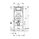 Монтажний комплект Geberit Duofix Sigma 111.300.00.5 - зображення 2