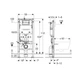 Монтажный комплект Geberit Duofix Delta 111.153.00.3 - изображение 2