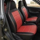 Авточохли на Moskvich 426 Auto Style пілот кожзам чорно червоний - зображення 1