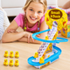 Интерактивная игра для детей Small Duck утиные гонки 5,5х14х25,5 см 3 уточки музыкальная игрушка эскалатор с утками утиная трасса Желтый - изображение 7