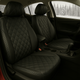 Авточехлы на Skoda Fabia (6Y) Auto Style 3Д Ромб черные - изображение 2