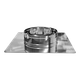 Платформа переходная дымоходная Ø130/200 мм 0,8 мм из нержавеющей стали Versia-Lux - изображение 1