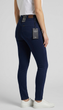 Жіночі джинси lee scarlett super high — skinny high waist (body optix™), xxs розмір, темно-синій - зображення 2