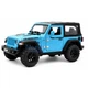 Машинка Jeep Wrangler Rubicon моделька игрушка металлическая коллекционная 15 см Голубой (6656757) - изображение 5