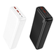 Power Bank Borofone BJ80A Clever 20000 mAh 22.5 W PD20W 4 USB порту чорний для заряджання пристроїв - зображення 7