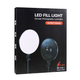 LED-панель OEM Light Circular кругла 32 см 80 Вт 12000 Лм для фото та відео з пультом керування чорна модель M666 - зображення 2