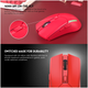 Бездротова ігрова миша Fantech WGC2 Venom II Vibe RGB 6 кнопок 300 mAh Червоний - зображення 8