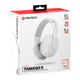 Ігрові навушники FANTECH WHG04 Tamago II 40 мм драйвери Bluetooth 2.4G Hz 3.5 mm білі - зображення 2