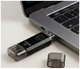 USB флешка 128GB USB 3.0 Type-C черный ABS пластик для хранения и переноса данных модель T&G 009 - зображення 8