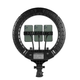 Лампа Fill Light RL-14 36 см чорна шарнірна конструкція з 3 тримачами для телефонів і регулюванням яскравості - зображення 4