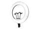Лампа Fill Light RL-14 36 см чорна шарнірна конструкція з 3 тримачами для телефонів і регулюванням яскравості - зображення 7