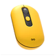 Беспроводной комплект клавиатура и мышь FANTECH Go WK899 MOCHI 2.4G Bluetooth черно-желтый ABS пластик 101 кнопка - зображення 5