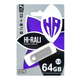 USB флешка 64 Гб USB 3.0 металл стальной для хранения данных Hi-Rali Shuttle - зображення 2