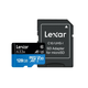 Карта пам'яті microSDXC (UHS-1 U3) Lexar High-Performance 633x 128Gb class 10 V30 A1 (100Mb/s) Blue Series (adapter SD) (LMS0633128G-BNAAA) - изображение 1