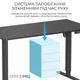 Комп’ютерний стіл з електрорегулюванням висоти OfficePro ODE1470B - зображення 10