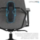 Крісло офісне OfficePro Fusion OC577G Gray - зображення 9