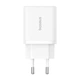 Мережевий зарядний пристрій Baseus Cube Fast Charger C+U 30W EU Moon White - изображение 1