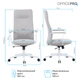 Крісло офісне OfficePro Shift OC545G Gray - зображення 12