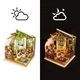 Конструктор 3D міні-будинок Miller’s Flower House DG108 - Robotime - (6946785164008) - изображение 6