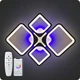 Люстра светодиодная 517 Dlight 3color с пультом 100Вт Черный (01570) - изображение 12