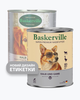 Влажный корм для собак Baskerville телятина и мясо гуся суперпремиум полнорационный 800 г. - изображение 2
