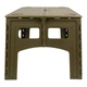 Стіл туристичний складаний Tribe Camp Table Low 70х44х40 см олива — компактний, для кемпінгу та пікніка T-EF-0003 - зображення 4