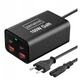 Ładowarka sieciowa Zenwire YMS-608 100W Kostka GaN III Kabel AC 2x USB-C 65W 2x USB-A (5904507529918) - obraz 1