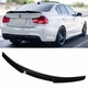 Спойлер стиль M4 для BMW 3 series E90 2005-2012 ABS пластик, чорний глянець - зображення 7