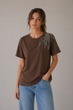 Футболка женская Brunello Cucinelli S Коричневый - изображение 1