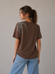 Футболка женская Brunello Cucinelli S Коричневый - изображение 2