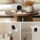 Wi-Fi камера K7 1080P мини камера наблюдения для дома белая - изображение 8