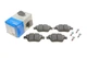 Колодки гальмові Delphi LP2178 Audi A3, A1; Seat Leon; Volkswagen Golf, Scirocco, Caddy, Touran, Jetta, EOS; Skoda Octavia, Superb, Yeti 5K0698451, 5KO698451, 2K5698451 - зображення 1