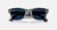 Смарт-окуляри Ray-Ban Meta Wayfarer Gen 2 Standard Shiny Transparent Grey Frame / Clear Sapphire Lenses (RW4012 6840MF 50-22) - зображення 1