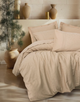 Постельное белье Cotton Box Lux Satin Jacquard евро Florita Bej - изображение 1