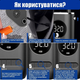 Автомобільний компресор CZK-3688, бездротовий портативний насос на акумуляторі 150 PSI, компресор для підкачування шин із ліхтариком - зображення 2