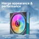 Вентилятор TZMRIT PRISM 6MAX 120mm для ПК з ефектом нескінченного дзеркала, ARGB-підсвітка, PWM-керування тихий та потужний - зображення 5