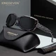Женские поляризационные солнцезащитные очки KINGSEVEN s20 Leopard Gray - изображение 1