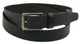 Кожаный ремень Skipper 110-130 x 3.5 см Черный (1035-35) - изображение 1