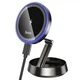 Автодержатель с беспроводной зарядкой MagSafe Hoco HW33 Metal Ring 15W Magnetic Car Holder в авто на торпедо Черный - изображение 2