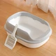 Туалет для кошек с лопаткой Taotaopets 226611 Gray - изображение 3