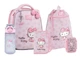 Шкільний набір 5 в 1 Kite Education Hello Kitty SET_HK26-555S-2 (рюкзак, пенал, сумка, пляшечка, ланчбокс) - зображення 1