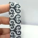 Женский браслет с черно-белым узором из японского бисера Miyuki Delica - изображение 7