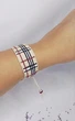 Жіночій браслет візерунок Burberry з японського бисера Miyuki Delica - зображення 3