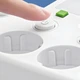 Мережевий розгалужувач J23 з LED-нічником, 2 розетки + USB + Type-C, білий (Ju-0257/МК) - зображення 4