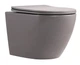 Унітаз підвісний Qtap Robin Ultra Quiet, Stone grey, з сидінням Slim Duroplast / Soft-close / Quick Release QTROB26SG48996 - зображення 1