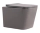 Унитаз подвесной Qtap Tern Ultra Quiet, Stone grey, с сиденьем Slim Duroplast / Soft-close / Quick Release QTTER26SG49000 - изображение 1