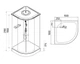 Душевой бокс Lidz Tani SB100x100.SAT.LOW.FR, низкий, стекло Frost 4 мм + стенки (LTSB100100SATLOWFR) - изображение 15