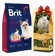 Сухий корм з куркою Brit Premium Sterilized Chicken Бріт Преміум для стерилізованих котів 8 кг + наповнювач в подарунок (8595602553235) - зображення 1