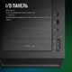 Корпус Antec NX416L / Mid-Tower / Mesh ARGB / 2 x 160мм + 1 x 120мм Fans / USB Type-C / Tempered Glass / Черный - изображение 7
