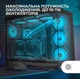 Корпус Mars Gaming MC-3TCORE / Без БЖ / ATX, Micro-ATX, Mini-ITX / USB-C / GPU до 410 мм / Чорний - зображення 3